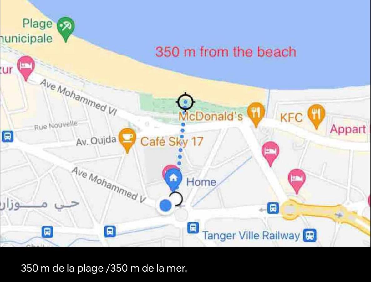 Joli Studio Vue Sur Mer - Gare Tgv Tanger Exterior foto
